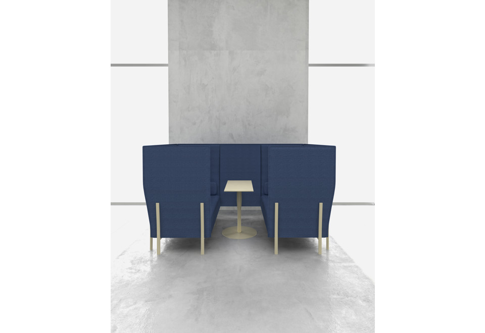 seconda foto ELEVEN HIGH BACK PRIVACY 868 Divano componibile con schienale alto