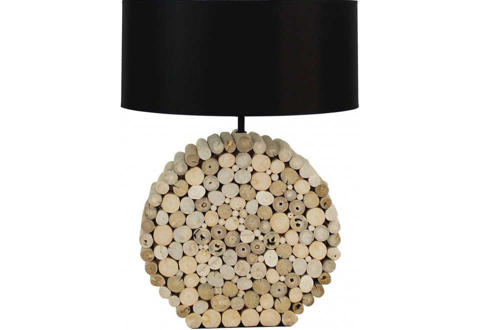 prima foto BOMBAY Lampada da tavolo in legno