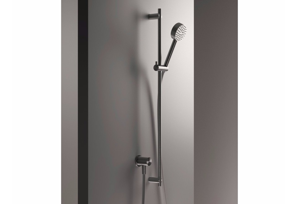 seconda foto Z316 Asta saliscendi in acciaio inox con doccetta