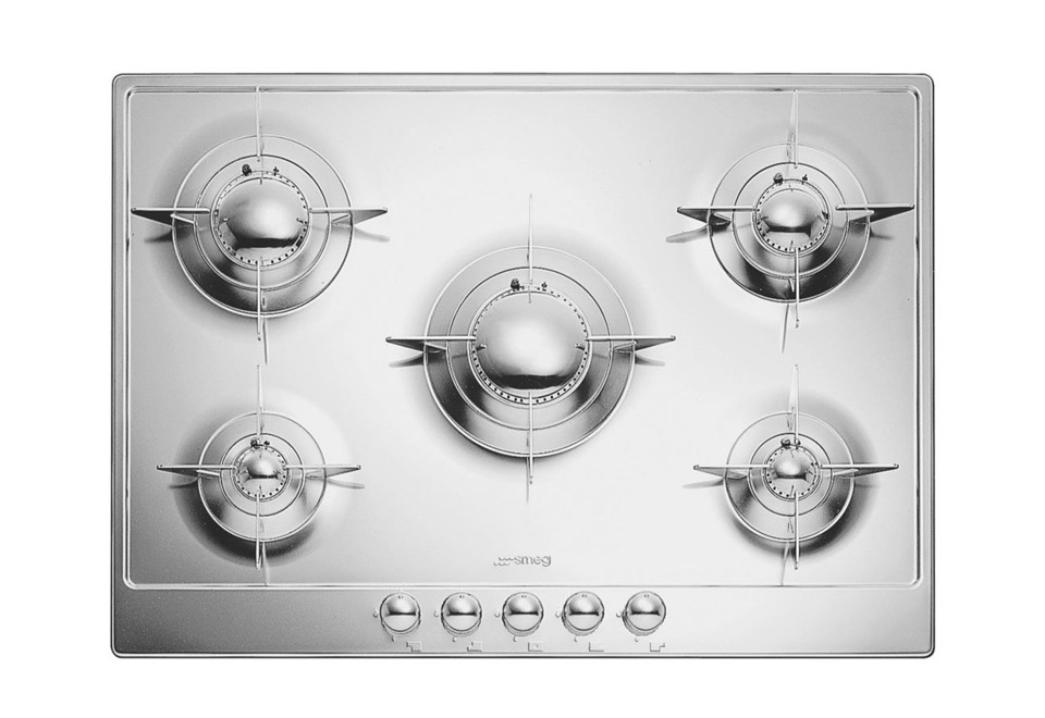 prima foto Piano cottura a gas in acciaio inox