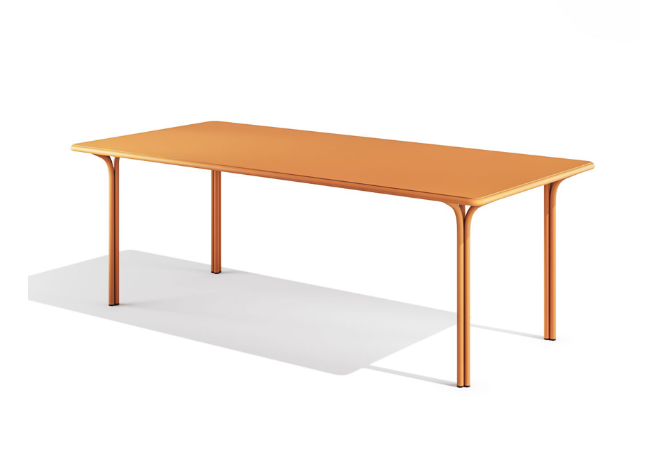 seconda foto JOS Tavolo rettangolare in acciaio verniciato a polvere