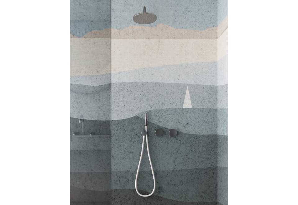 terza foto PERMARE Carta da parati lavabile in vinile con paesaggi