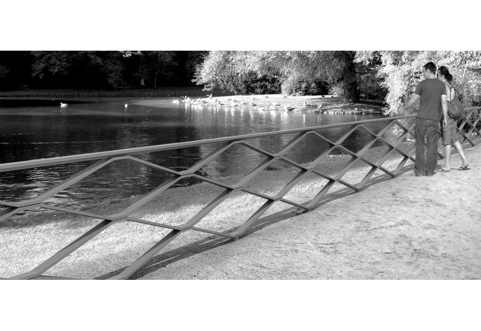 seconda foto GITTER Transenna in acciaio Corten™