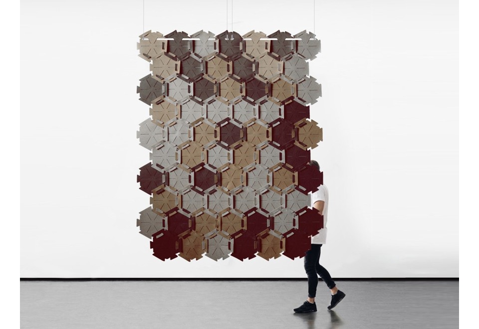 prima foto WAVE CURTAIN Baffle acustici in PET