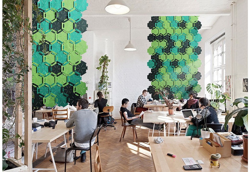 seconda foto WAVE CURTAIN Baffle acustici in PET