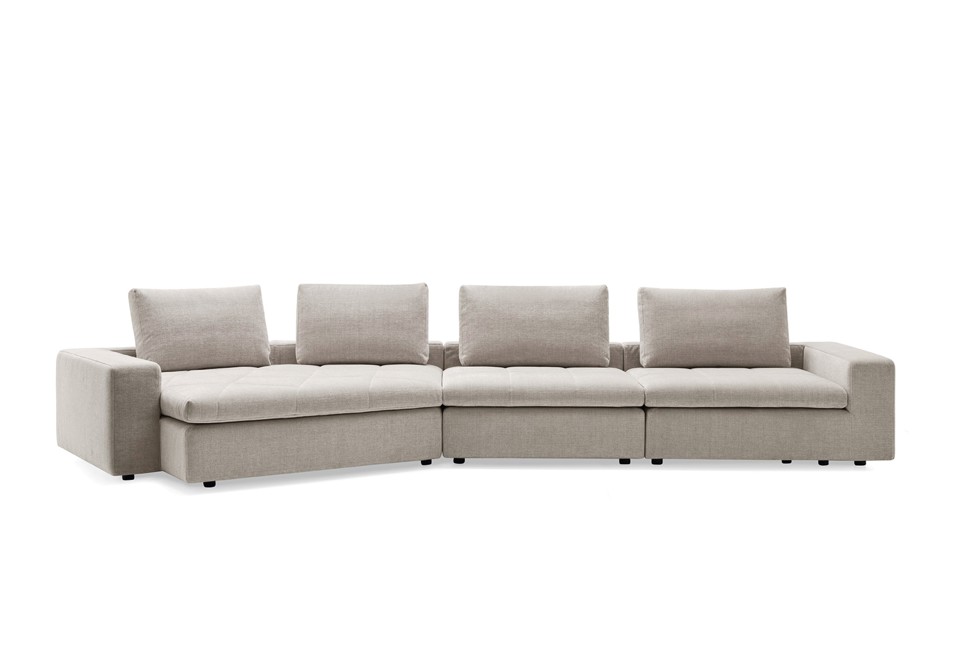 prima foto LOUNGE Y Divano curvo in tessuto