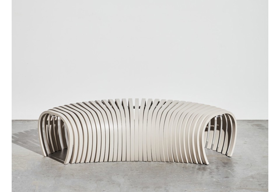 prima foto RIBS Panca da giardino in alluminio verniciato a polvere