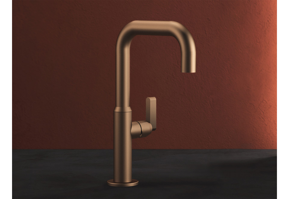 seconda foto KOÈ Miscelatore per lavabo alto in ottone