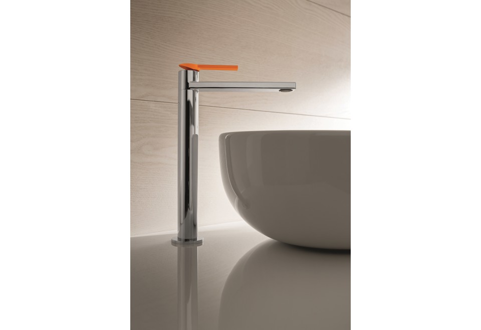 seconda foto MACÒ Miscelatore per lavabo da piano in ottone cromato