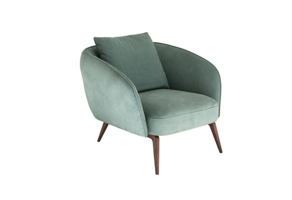 prima foto UOVO Poltrona in tessuto con braccioli