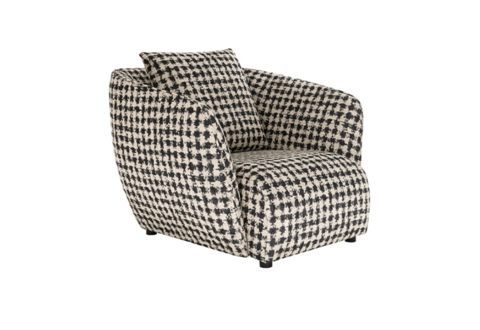 prima foto UOVO Poltrona in tessuto con braccioli