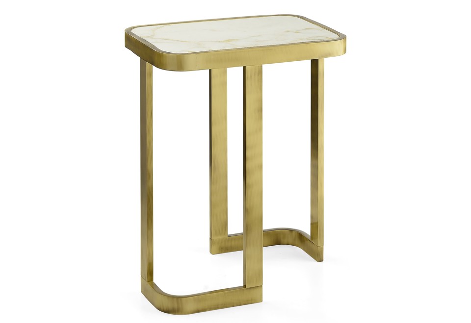 prima foto JEAN Tavolino basso rettangolare in marmo