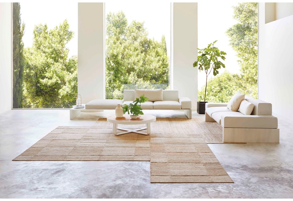 terza foto ROOTS RUG 02 Tappeto rettangolare in juta