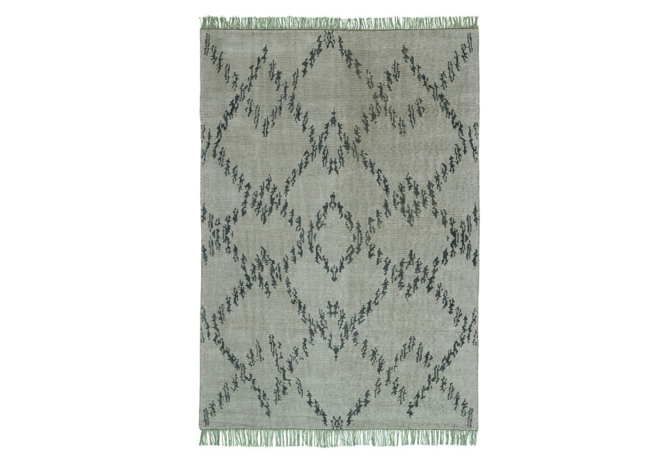 seconda foto INDIGO Tappeto rettangolare a motivi in lana