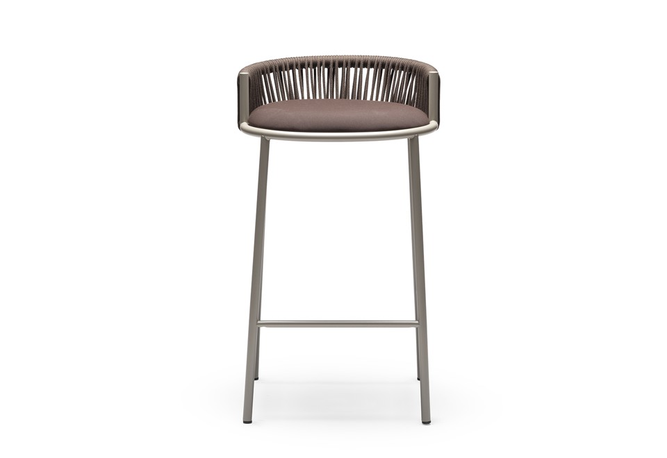 prima foto MILLIE SG 65 Sgabello alto da giardino in corda nautica