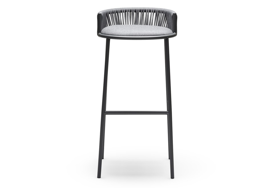 prima foto MILLIE SG 80 Sgabello alto da giardino in corda nautica