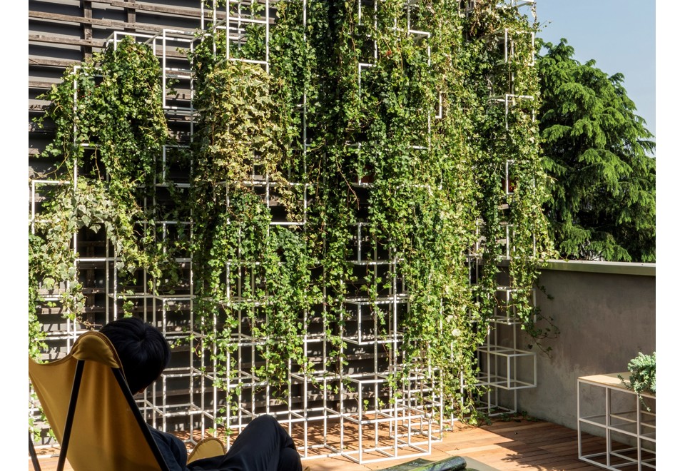 prima foto IPOT AD HOC OUTDOOR Schermo divisorio da giardino in alluminio