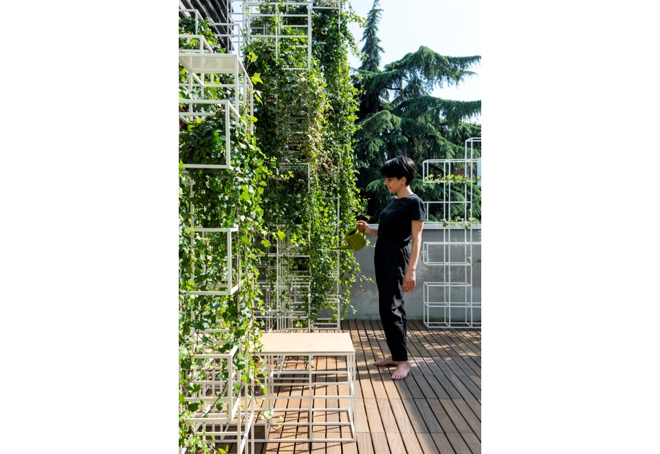 terza foto IPOT AD HOC OUTDOOR Schermo divisorio da giardino in alluminio