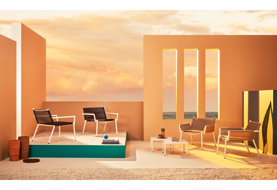 seconda foto ELEVEN Tavolino da giardino quadrato in HPL