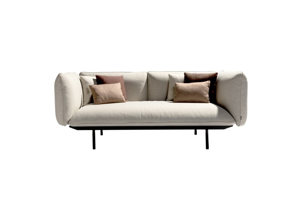 seconda foto SENJA Divano da giardino in tessuto a 2 posti