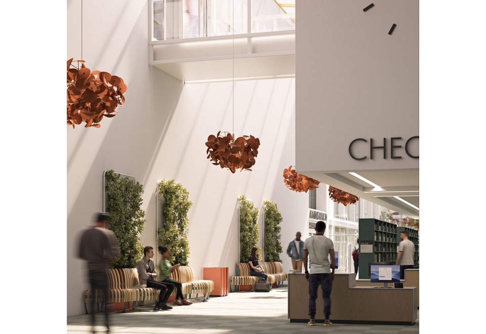 seconda foto LEAF LAMP PENDANT Lampada a sospensione acustica in feltro