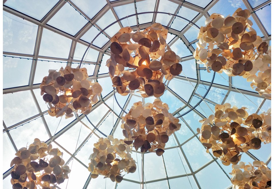 terza foto LEAF LAMP PENDANT Lampada a sospensione acustica in feltro