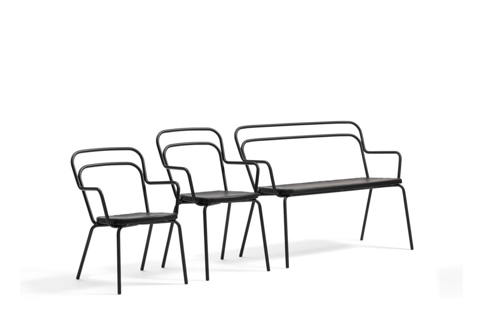 terza foto KAFFE Panca da giardino