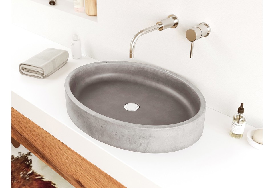 prima foto OVUM Lavabo in calcestruzzo