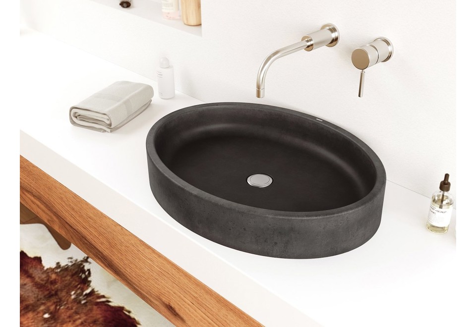 seconda foto OVUM Lavabo in calcestruzzo