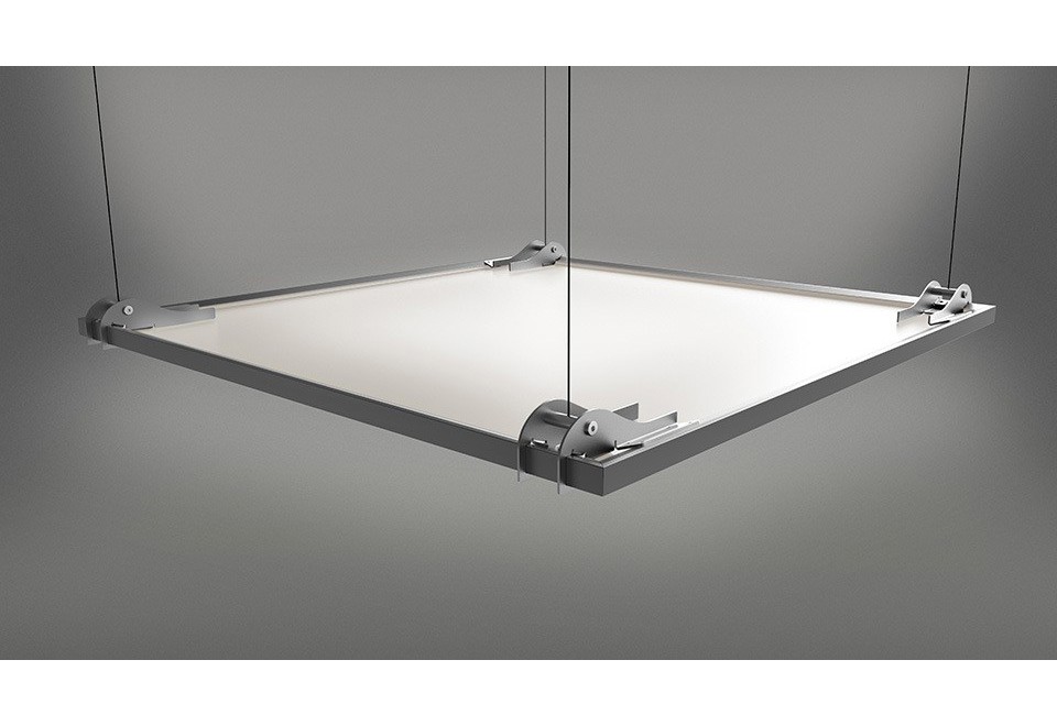 terza foto GRAFA STAND ALONE Lampada a sospensione a LED in alluminio e policarbonato