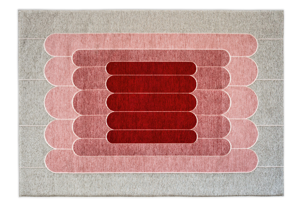 prima foto LINEE Tappeto rettangolare a motivi geometrici