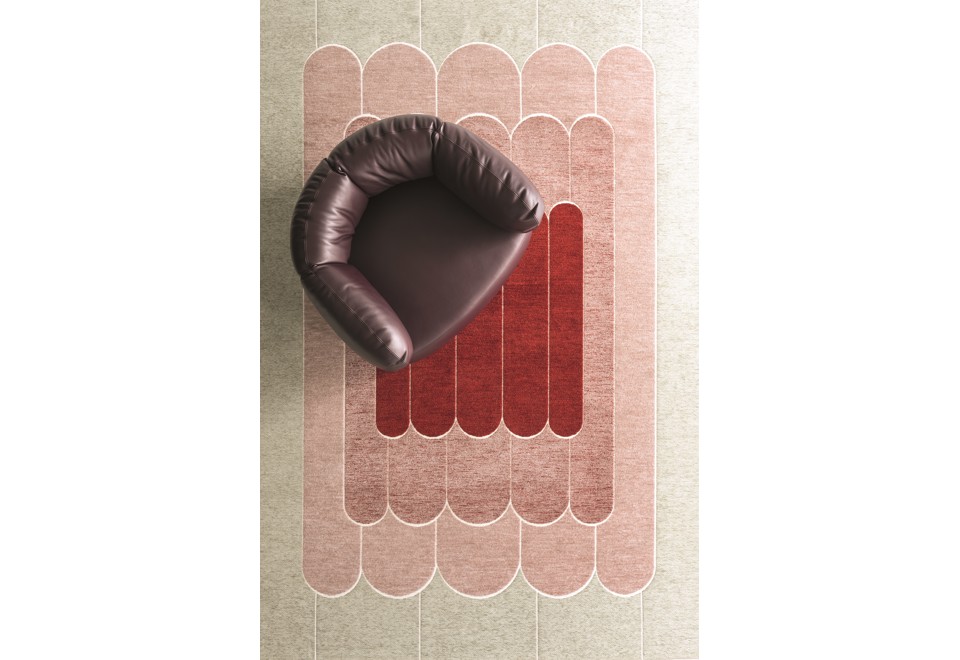 seconda foto LINEE Tappeto rettangolare a motivi geometrici