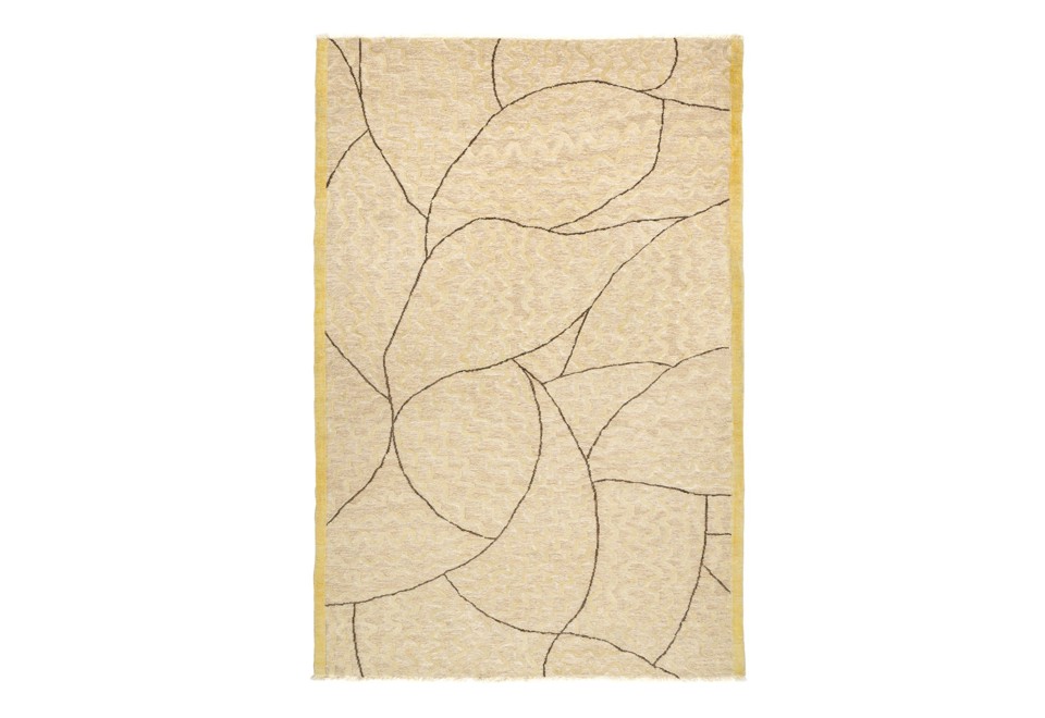 seconda foto TRECCIA Tappeto fatto a mano in juta e lino