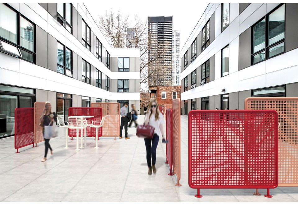 seconda foto URBAN SCREEN Transenna in acciaio