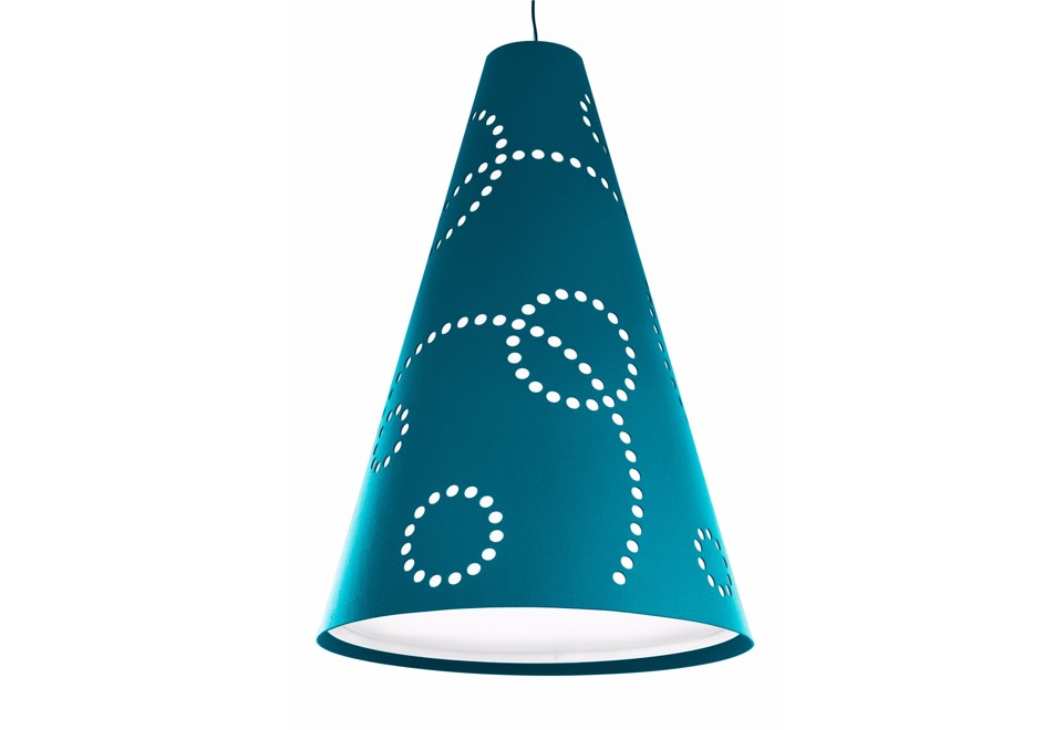 prima foto HEY LIGHT STAMP Lampada a sospensione acustica in feltro