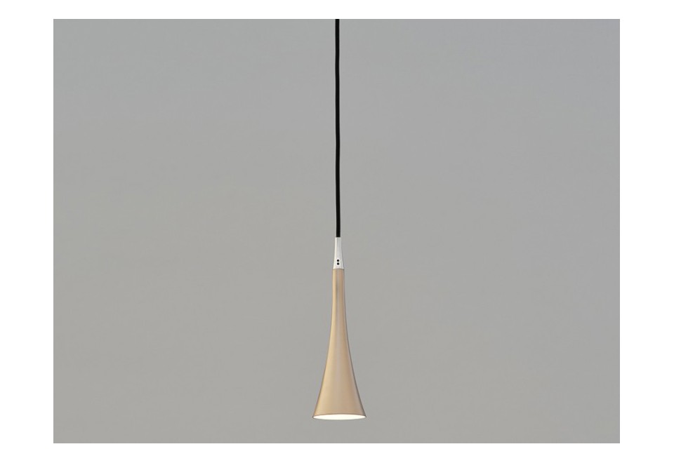 prima foto TRUMPET Lampada a sospensione a LED in acciaio e vetro