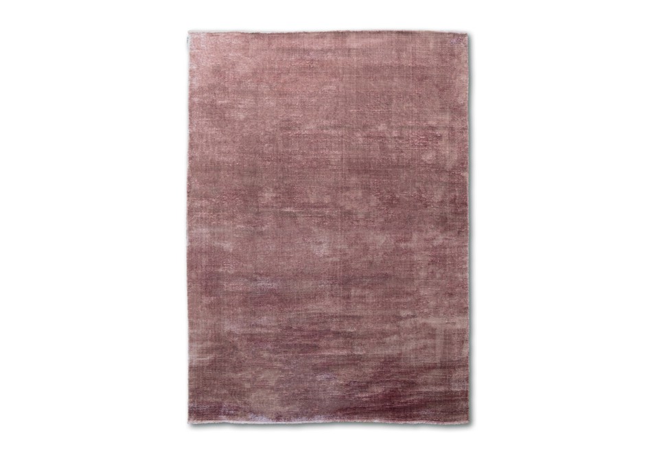 prima foto KAMA ROSA ANTICO 250X350 Tappeto a tinta unita rettangolare in viscosa