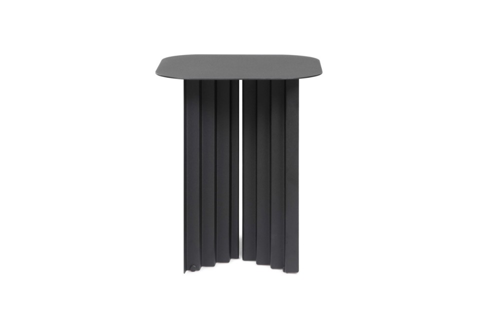 seconda foto PLEC SMALL Tavolino alto quadrato in acciaio