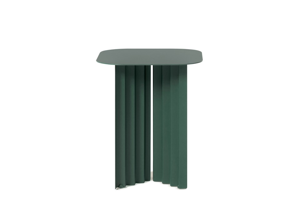 terza foto PLEC SMALL Tavolino alto quadrato in acciaio