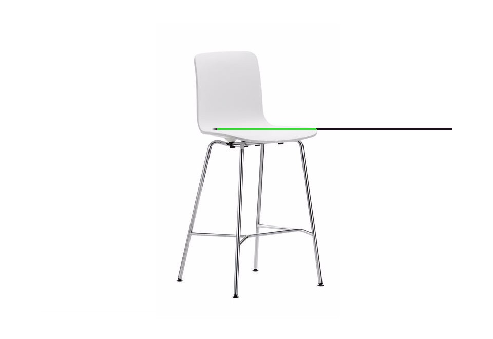 prima foto HAL STOOL MEDIUM Sgabello da bar in polipropilene