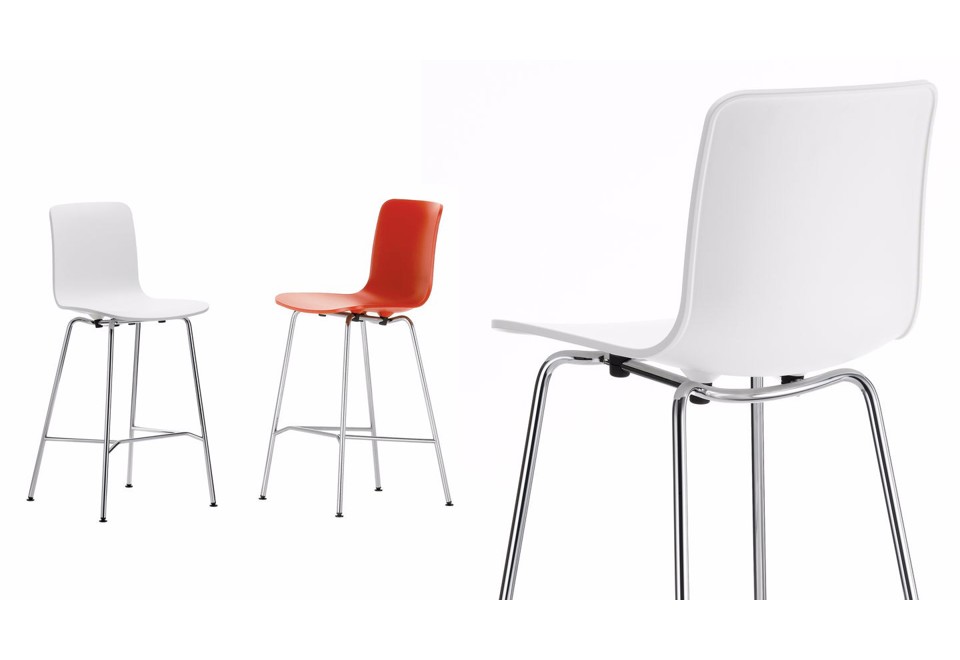 seconda foto HAL STOOL MEDIUM Sgabello da bar in polipropilene