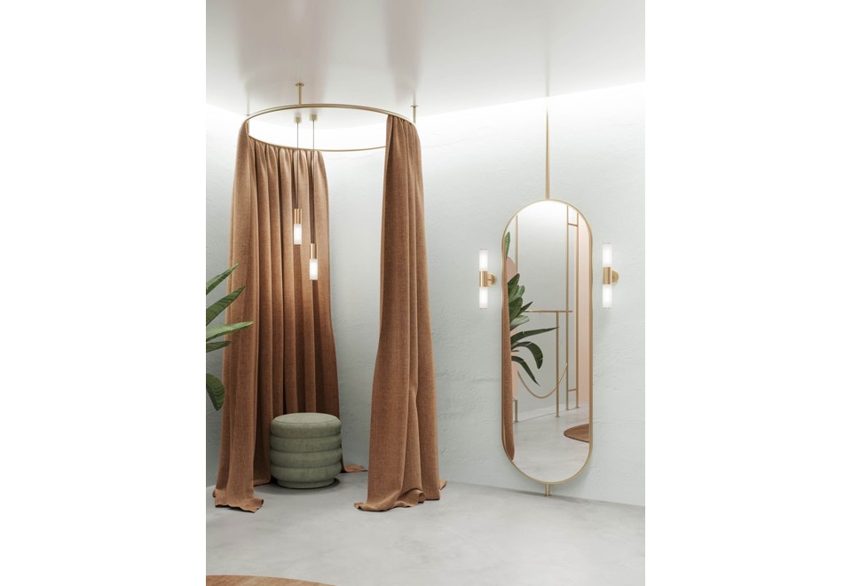 terza foto ETOILE 274.04 Lampada da parete in ottone