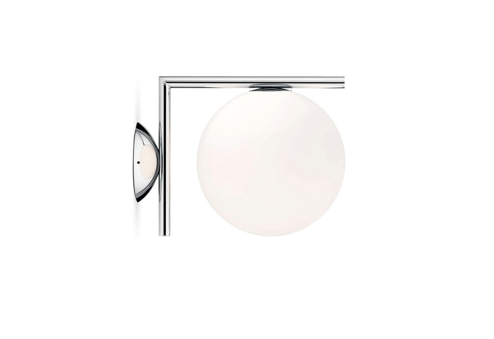 prima foto IC LIGHTS CW1 Lampada da parete in vetro e metallo