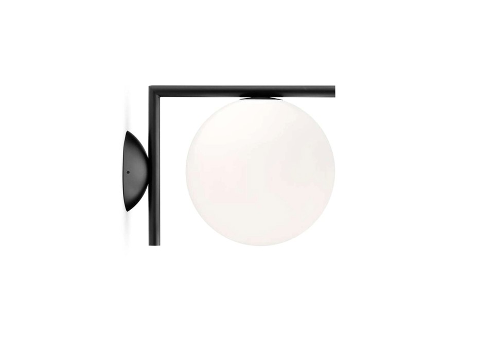 seconda foto IC LIGHTS CW1 Lampada da parete in vetro e metallo