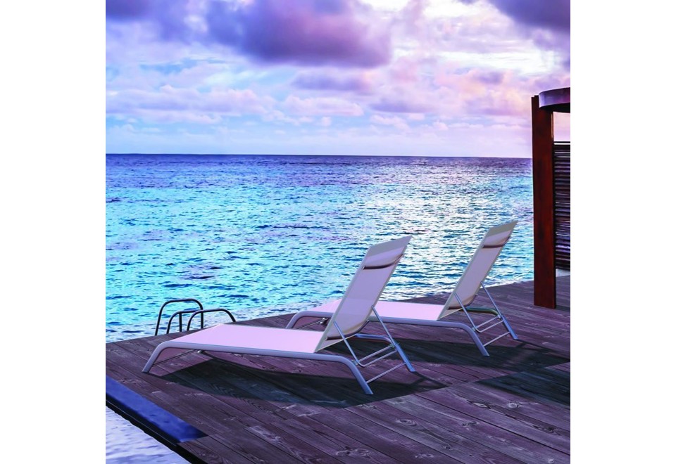 seconda foto LAZY Lettino da giardino in Batyline®