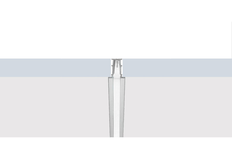 seconda foto UNDERSCORE 6 Profilo per illuminazione lineare per moduli LED