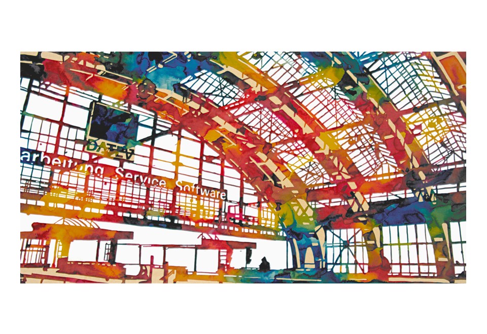 prima foto BERLIN OSTBAHNHOF 2 Opera d'arte