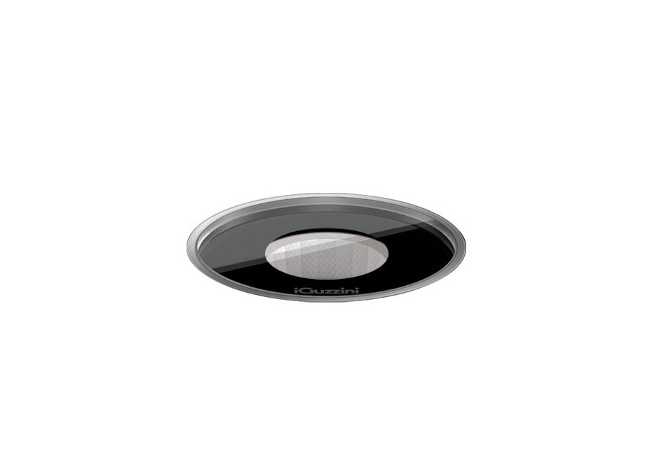 prima foto LIGHT UP ORBIT Segnapasso a LED a pavimento in acciaio inox e vetro