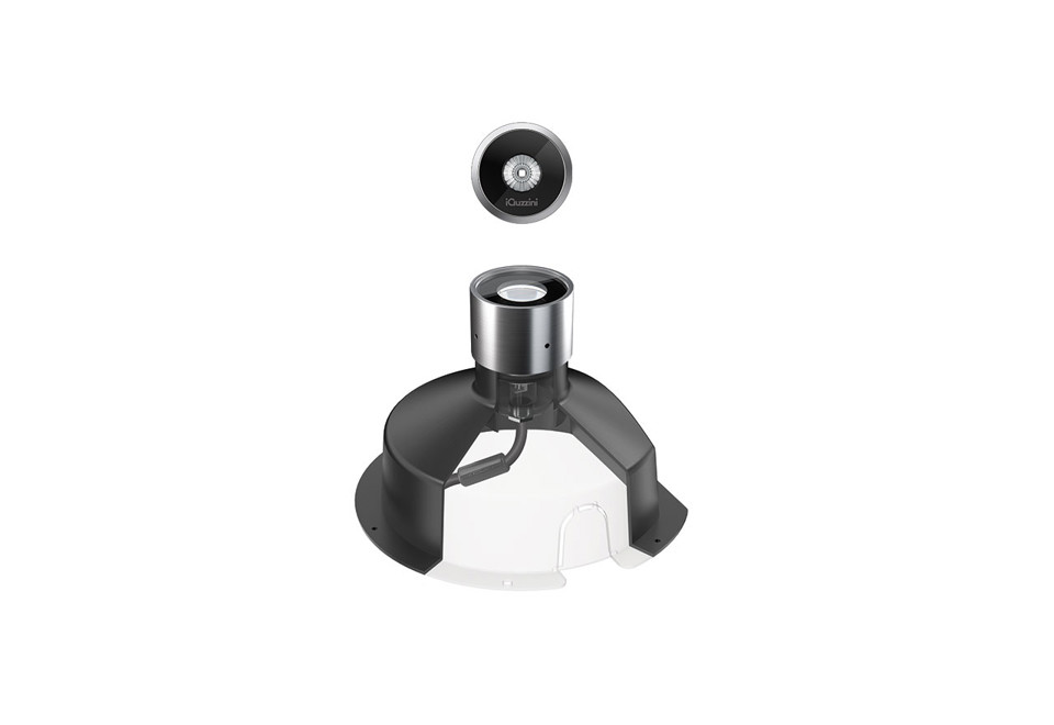 seconda foto LIGHT UP ORBIT Segnapasso a LED a pavimento in acciaio inox e vetro