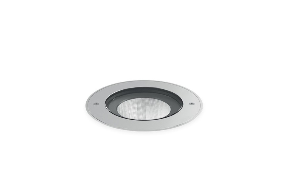 prima foto LIGHT UP EARTH Segnapasso a LED a pavimento in acciaio inox